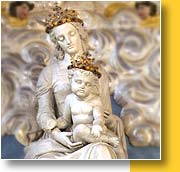 Chapelle Notre Dame de B&eacute;tharram - Statue de Notre Dame - D&eacute;tail