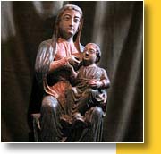 Chapelle Notre Dame de B&eacute;tharram - Vierge du XVIe si&egrave;cle