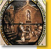 Vitraux de B&eacute;tharram - Aveugles et paralytiques gu&eacute;ris"