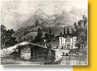 Pont de Bétharram - Peinture du pont d'origine inconue