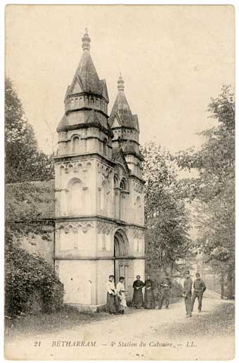 Lestelle Betharram - Cartes postales anciennes - Calvaire - IVe station