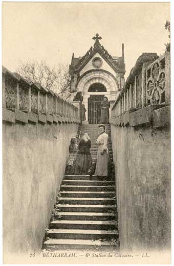 Lestelle Betharram - Cartes postales anciennes - Calvaire - VIe station