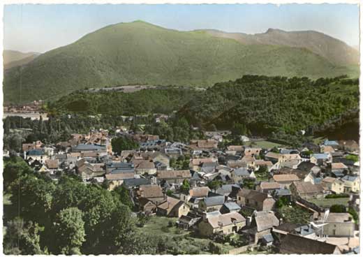 Lestelle Betharram - Cartes postales anciennes - Vue a&eacute;riennes - En avoion au dessus de Lestelle B&eacute;tharram