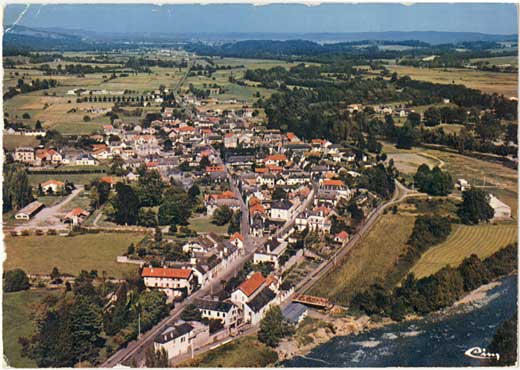 Lestelle Betharram - Cartes postales anciennes - Vue a&eacute;riennes  - Vue g&eacute;n&eacute;rale a&eacute;rienne