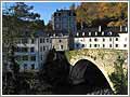 Lestelle B&eacute;tharram - Le vieux pont, le coll&egrave;ge, la maison de retraite et l'ancien s&eacute;minaire - &copy; Stockli